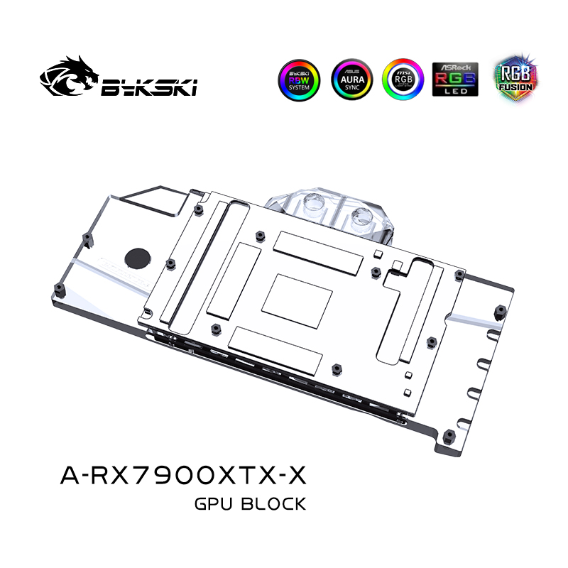 Bykski A-RX7900XTX-X ウォーターブロック - Amd Vga Rx 7900 Xtx のレビューと価格