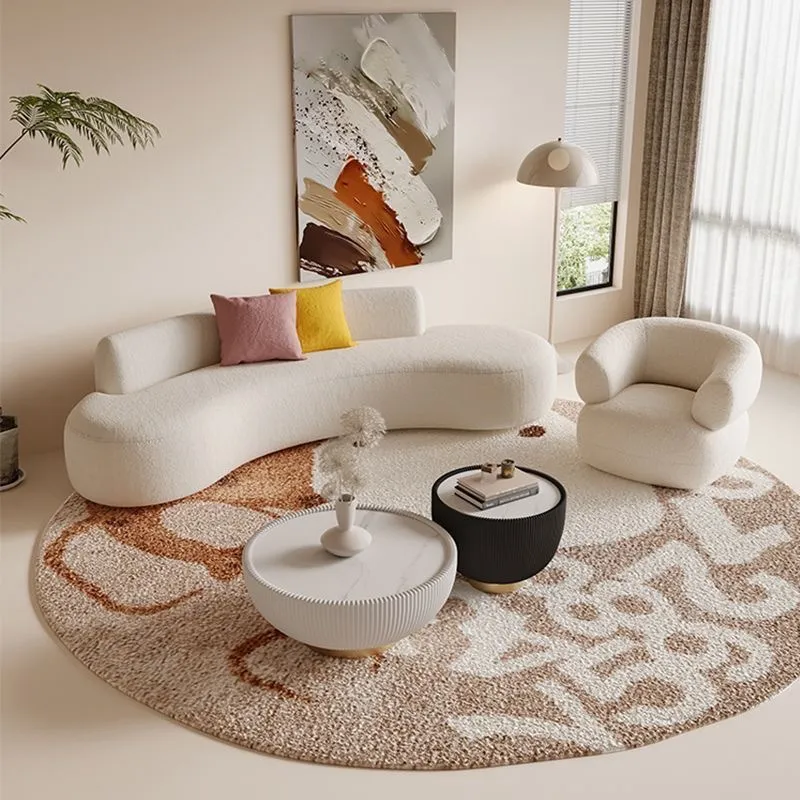 曲線ソファ、小さなアパート、リビングルーム、営業所、商談室、 - Office Tech Room のレビューと価格