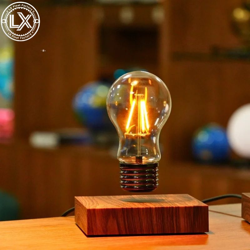 磁気浮上式ワイヤレスLED電球デスクランプ、ユニークなギフト - Office Tech Room のレビューと価格