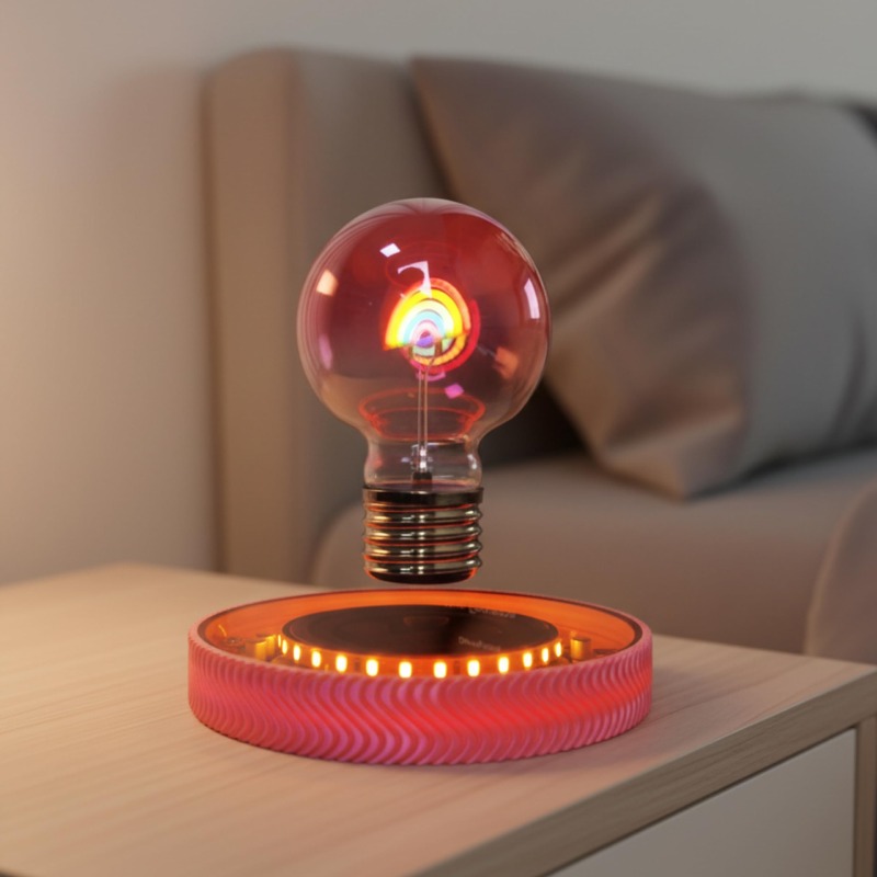 空中浮遊ワイヤレスLED電球デスクランプ、男の子と女の子のた - Office Tech Room のレビューと価格